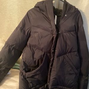 Madewell button up coat with hood